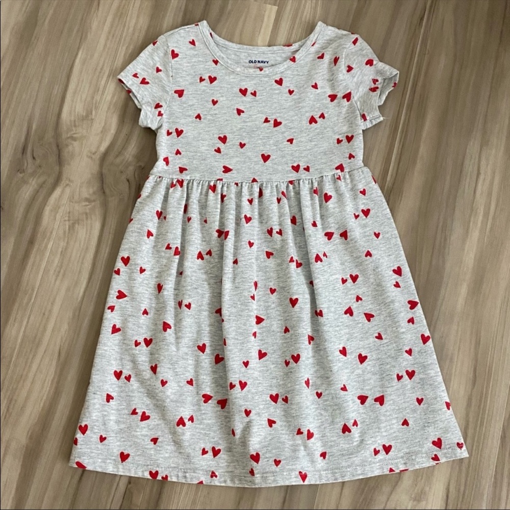 Old Navy dress - Hearts print